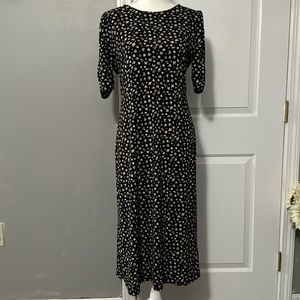 All In Favor- Floral Body con dress- large